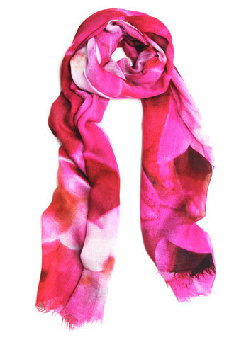 Fuchsia - Designer Luxury scarf by Sheila Johnson Collection