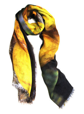 Lemons - Designer Luxury scarf by Sheila Johnson Collection