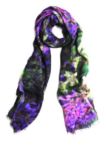 Lavender Fields - Designer Luxury scarf by Sheila Johnson Collection