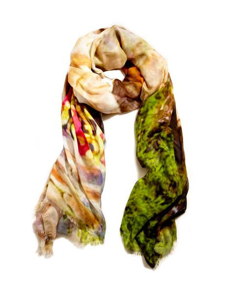 Rwanda Woman - Designer Luxury scarf by Sheila Johnson Collection